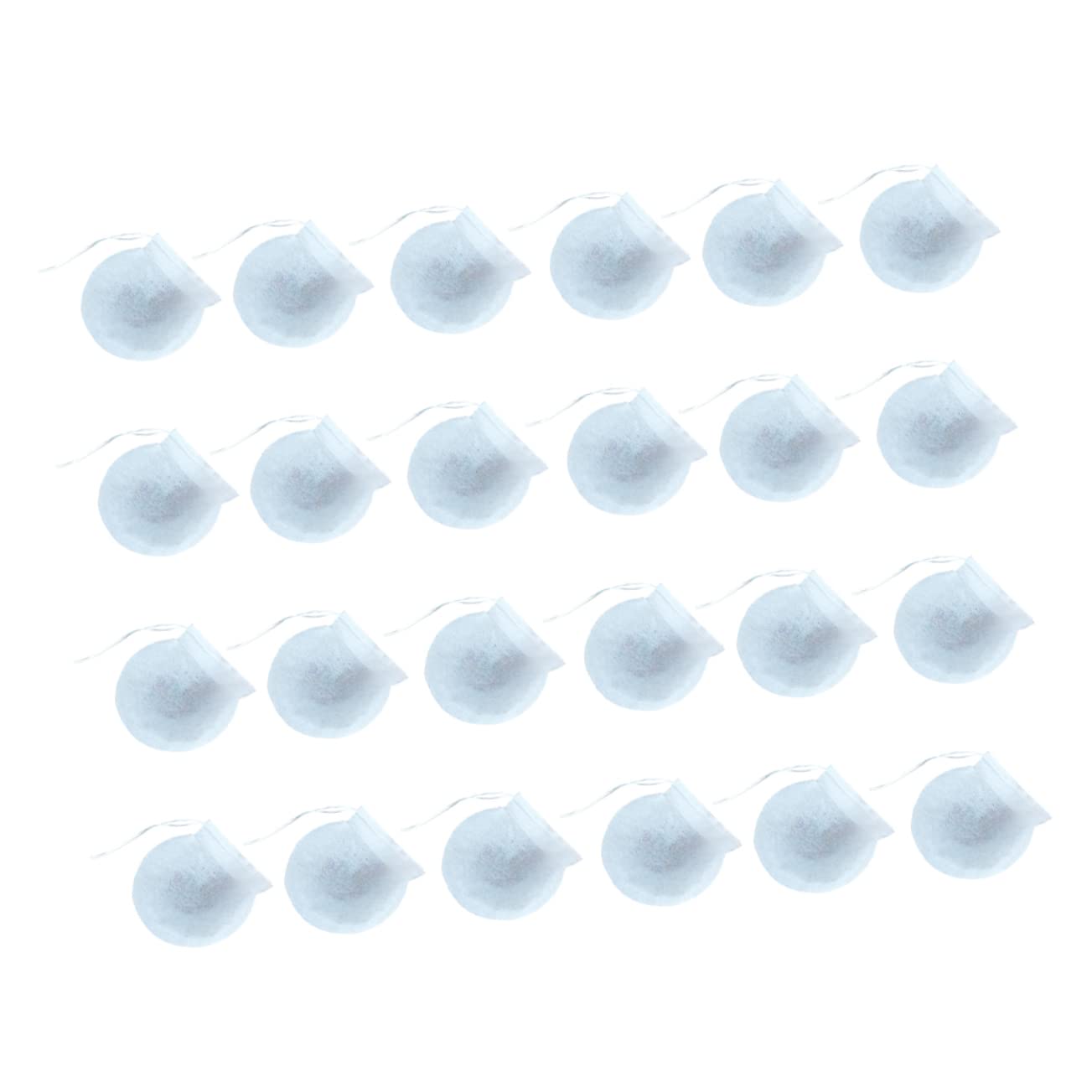 PRETYZOOM 900piezas Bolsas De Té Desechables Redondas De Papel Filtrante Para Infusiones De Hierbas y Especias