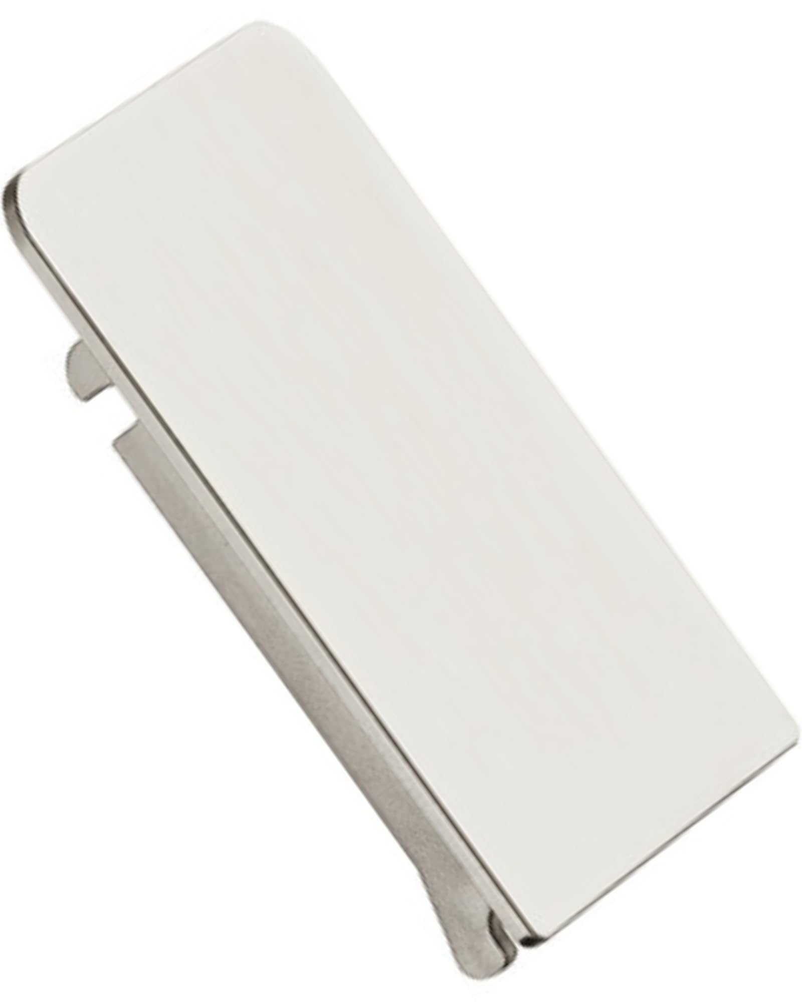 Gedotec Nickel-Plated Steel Door Adapter, For Mirror And Clear Glass Doors
