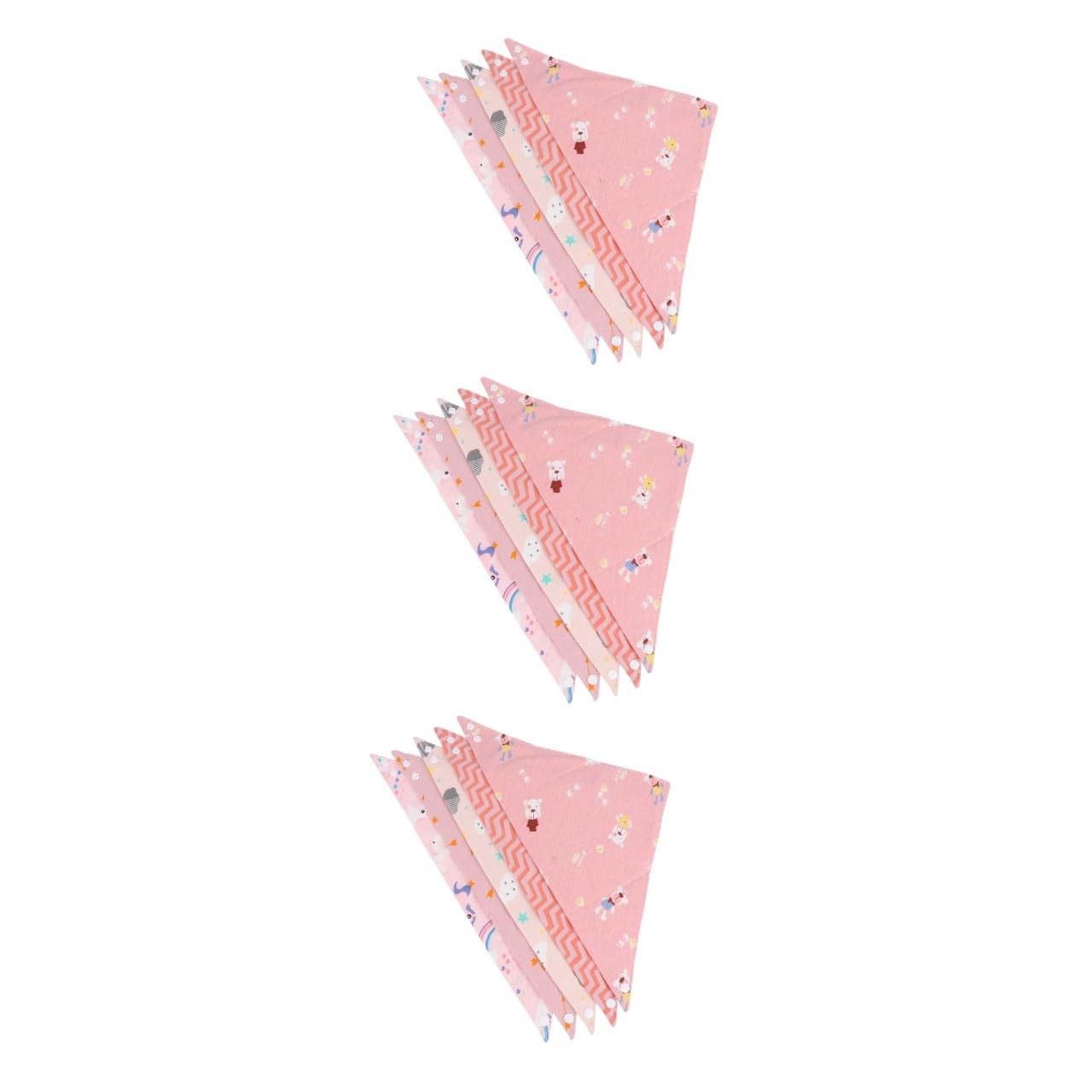 Abaodam bavaglini semplici bavaglini per il pranzo bavaglini impermeabili salviette di saliva bavaglini per neonati sciarpe triangolari infantili bavaglini neonati rosa