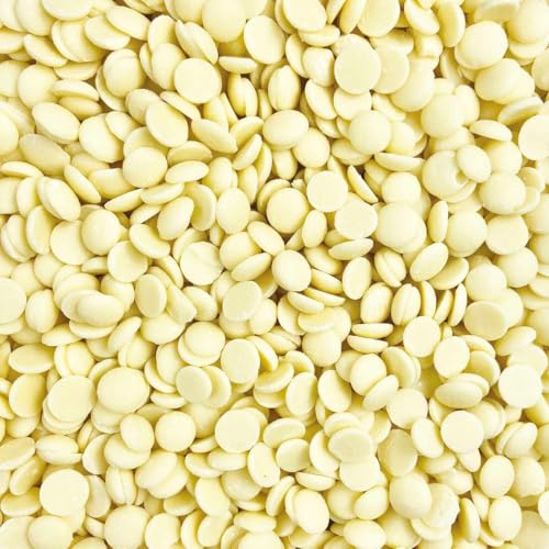 Pistoles de chocolat Noir, Lait, Lait-Caramel ou Blanc de qualité professionnelle pour préparation maison, patisserie, gâteau, fontaines de chocolat (400g,...