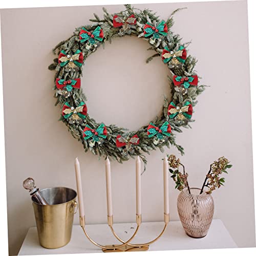 Adornos navideños con lazo PRETYZOOM pack de 30 piezas para decorar el árbol 3