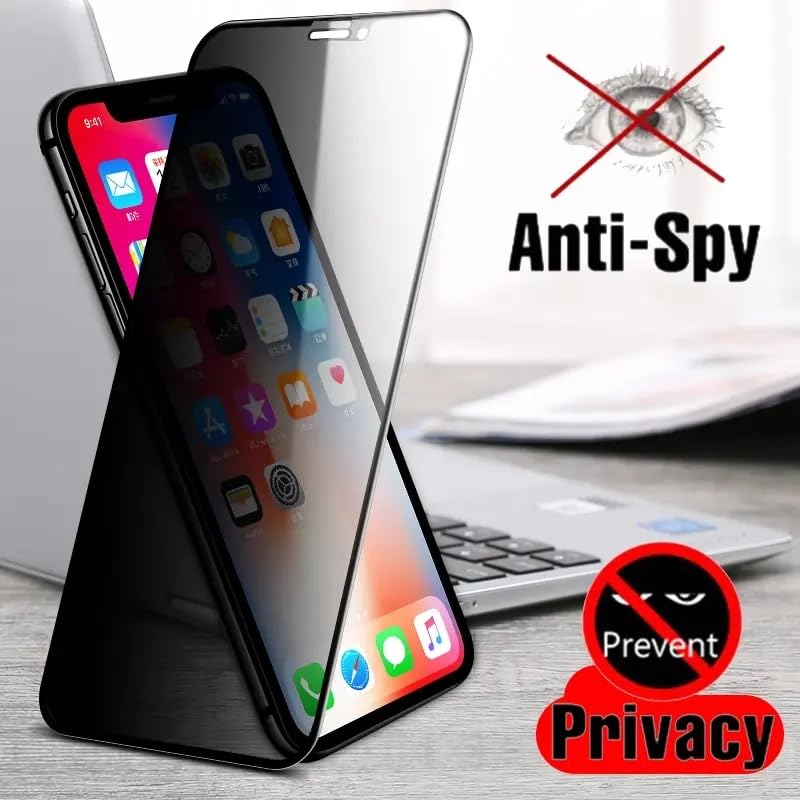 Image of Anti Peep Privacy Tempered Glass Screen Protector for HMD Fusion - TS-PRC-Q5