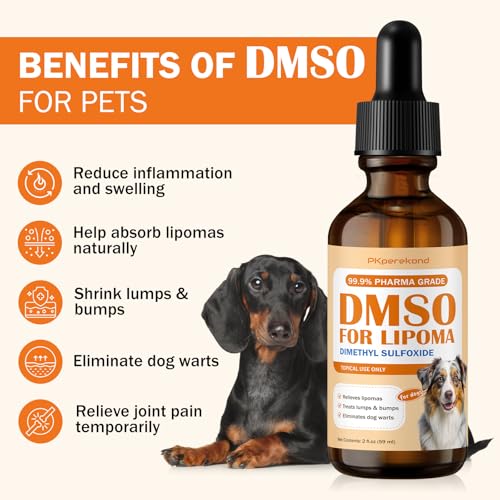 Image of Topical DMSO for Dogs Lipoma, Reduce Inflammation and Swelling, Guard Dog | Away from Lumps and Bumps, Soften Fatty Lumps & Lumps, Dog Pain Relief, Lipoma for Dogs, Help Regain Energy, A Flavor