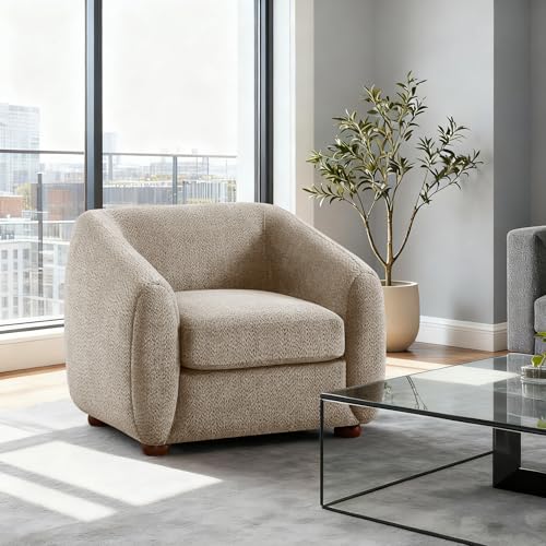 VANOMi Living Room Chairs, Comfy Accent Chair with Cushion for