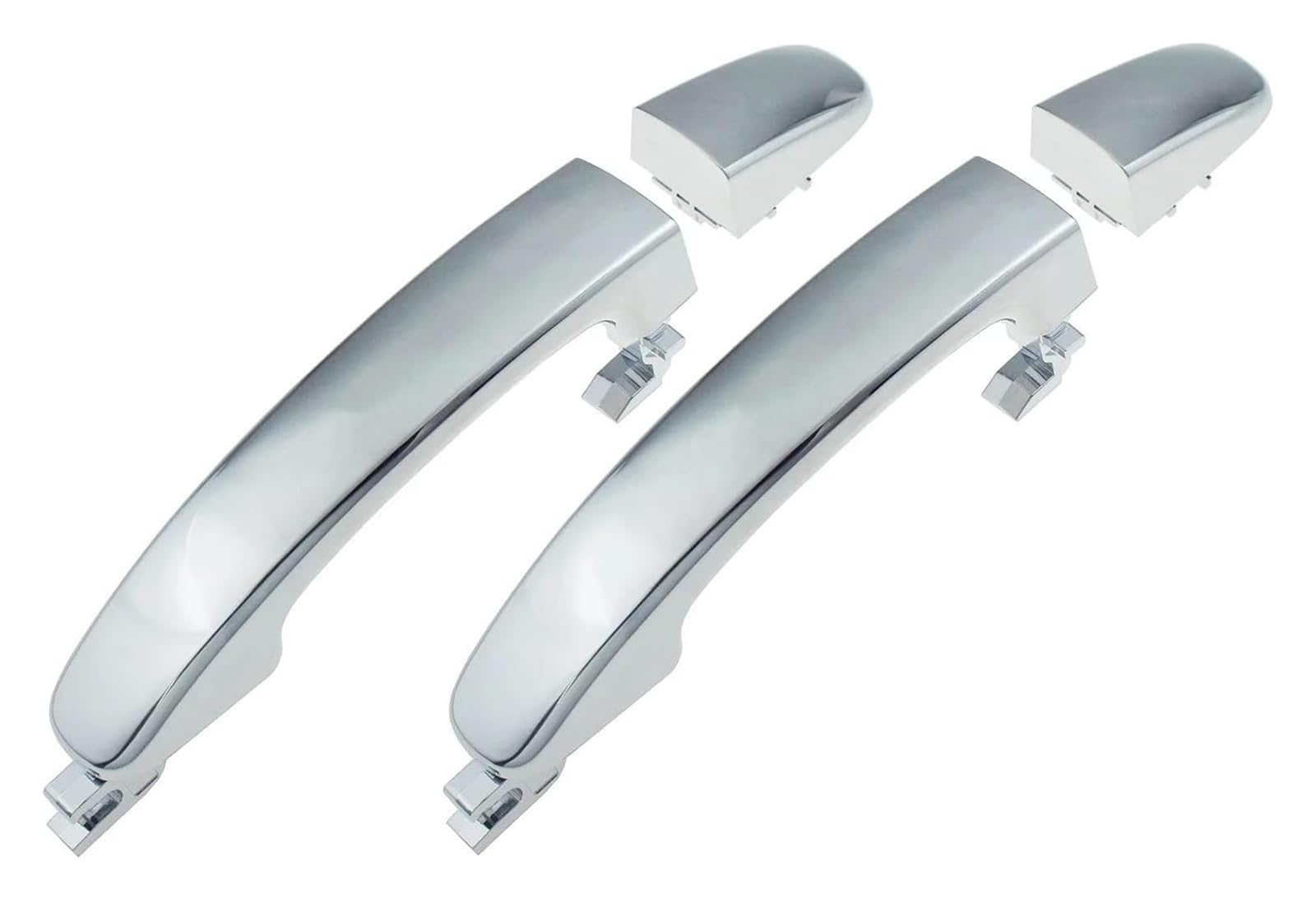 Asddllnn Rear Left And Right Exterior Sliding Door Handle For Ford For Mazda For Ranger Bt-50 For Everest T6 T7 Car Door Handle Repair Outer Ab3921218a14ac(Rear Left And Right)
