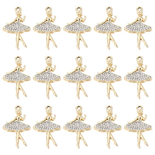Breloques Danseuse de Ballet pour fabrication de bijoux collier