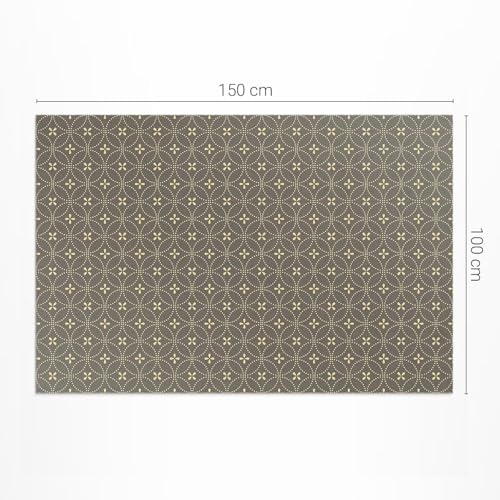 Tapis de sol vinyle extérieur 100x150 rectangle terrasse balcon étanche Quartiers - 4