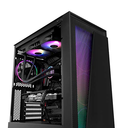 ARGB BLASTER Box -NX BLASTER- Scatola ARGB PRO ATX-Micro ATX-ITX, lato in vetro temperato, spazio per un massimo di 8 ventole, USB 3.0, pulsante di controllo LED, nero - Case PC - Immagine 7