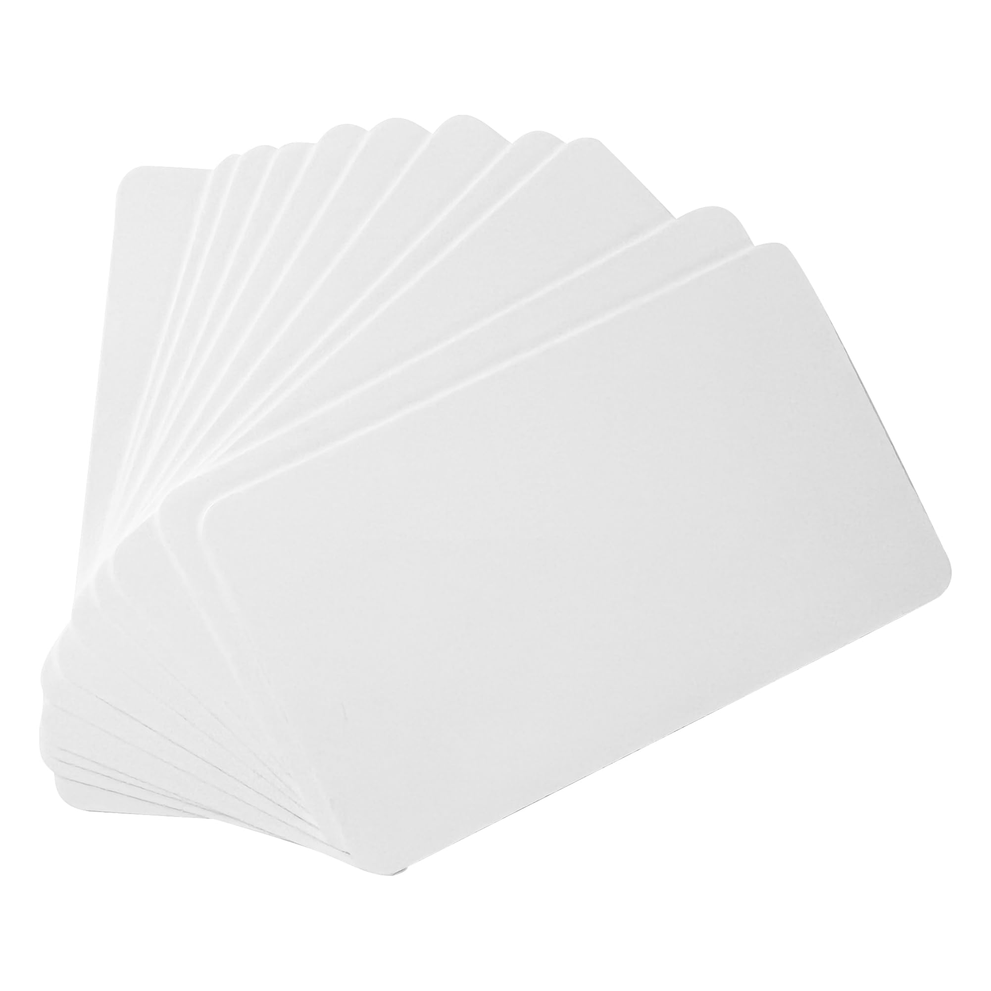 Pack of 12 5x3 Dry Wipe Whiteboards - Presentation Card Size