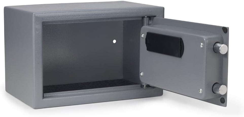 Neiko 61013 Digital Electronic Safe | Small Size | 12” 8” x 8” | Keyless Entry | Secure Hand Gun, Jewelry, Money and Documents, 550 Cubic Inches