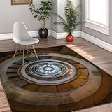 Diseño Moderno y Uso Versátil: Combina estética moderna con colores neutros y patrones únicos. Adecuada para salas de estar, dormitorios, comedores y oficinas, añadiendo vitalidad y estilo