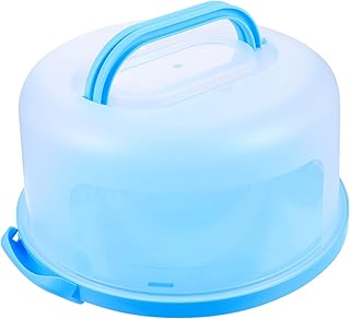 IMIKEYA Box Cake Box Plastic Tray Cake Packaging Containers Clear Cake Container Dome Square Stand Square Pans for Baking Cake Storage Cake Cover Pastry Stand Biscuit Travel re-usable