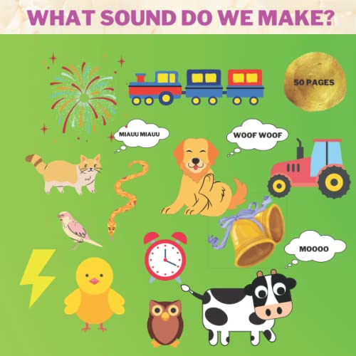 What Sound Do We Make?: Educational and relaxing book for adults 50 pages image 2