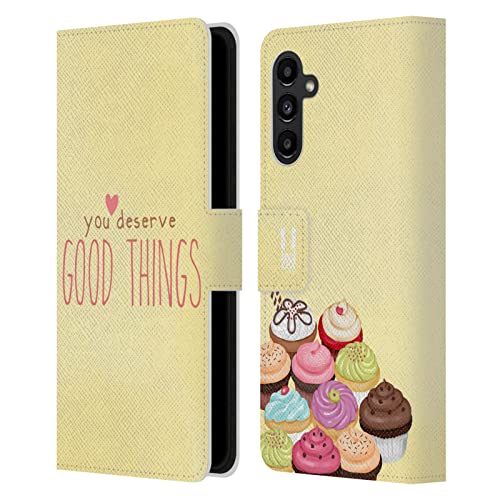 Étui Portefeuille Samsung Galaxy A13 5G Cuir Cupcakes Apportez de la Douceur