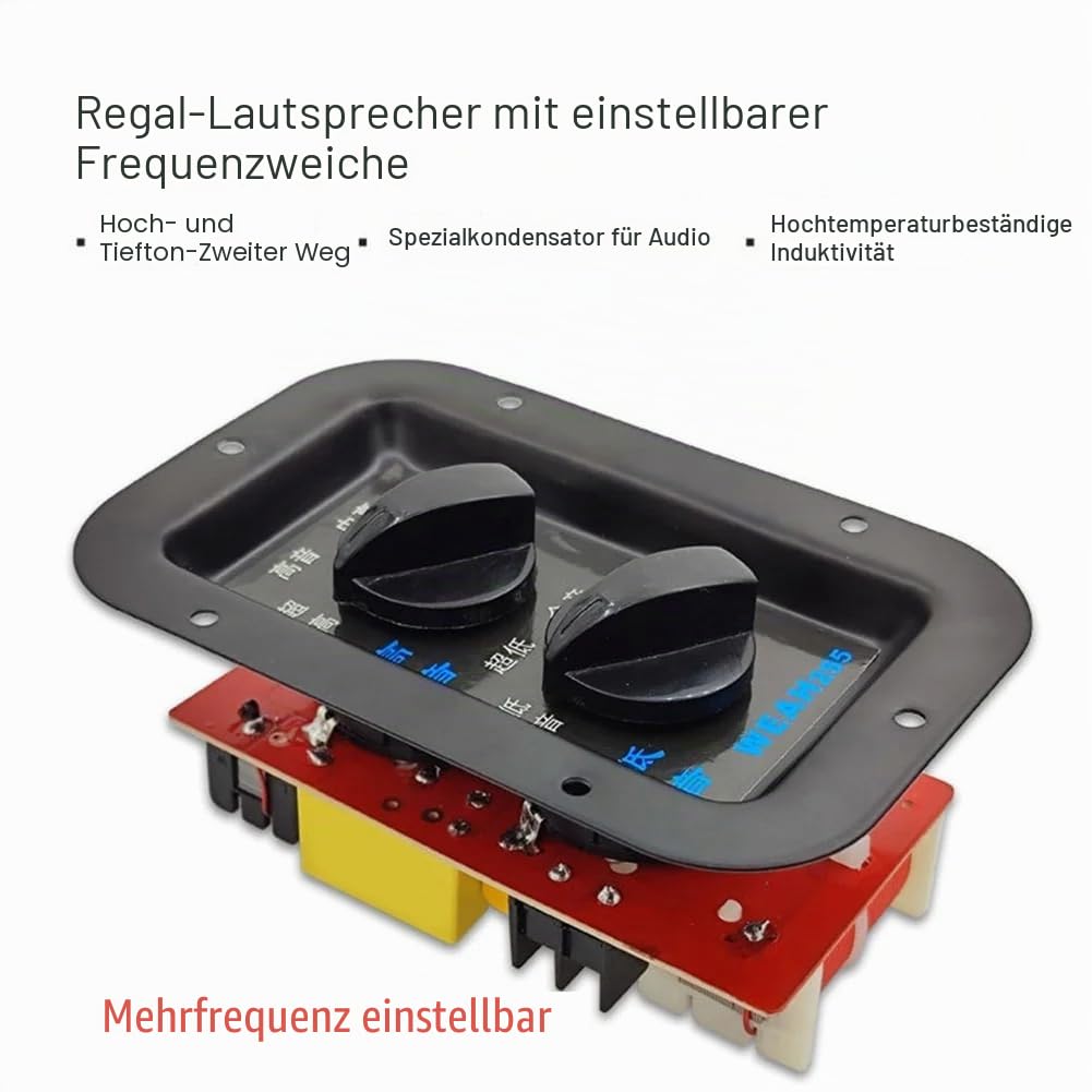 2 Wege 350 W Lautsprecher Höhen + Frequenzteiler Frequenzweichen Lautsprecherfilter DIY für DIY Heimkino Einfache Installation