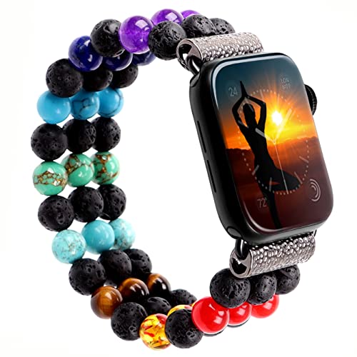 Pulsera 7 Chakra compatible con iWatch SE y Series