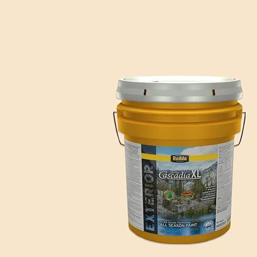 Vista 102 de Rodda Paint CASCADIA ZERO - Pintura e imprimación semibrillante para interiores en uno, cuarto de galón, rodaja de limón Lemon Slice