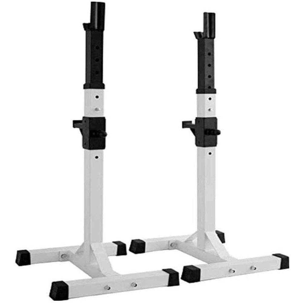 OTQEFTN Squat Rack Adjustable Bench Press Stands, Multi-Function Barbell Rack, Home Gym Weight Lifting Fitness Equipment, Max Load 260KG