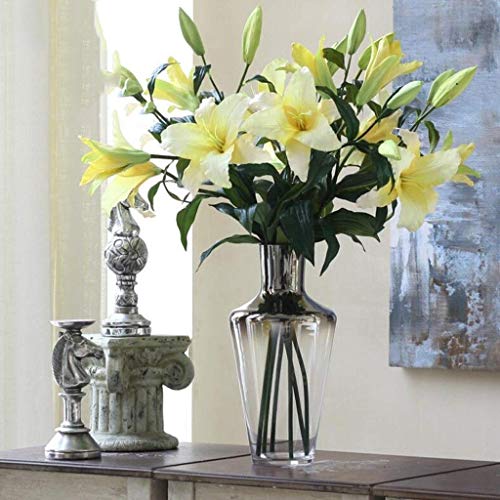 Vase en verre transparent MU pour sublimer une fleur séchée dans le salon