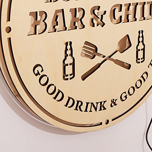 RED OCEAN Barschild Mit Spruch – Witziges Geschenk Für Bar, Garten Oder Männerhöhle (20x10 Cm)