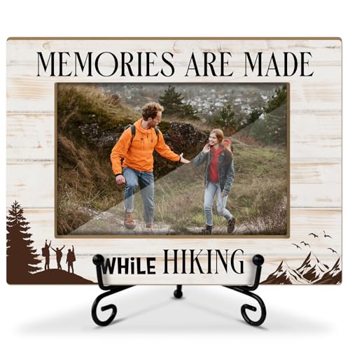 Birthday Gifts For Hikers 4 x 6 Picture Frame Wooden