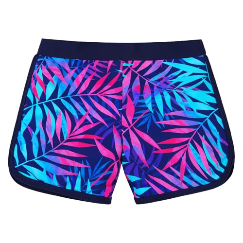 Image of BAOHULU Girls Rash Guard Swimsuit Two Piece Bathing Suit UPF 50+ Short Sleeve Summer Beach Swimwear Size 3-14 Years