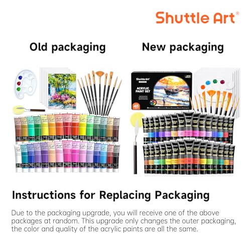 Shuttle Art SA APB48 48 Pack Acrylic Paint Set thumb #6