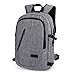 Produktbild COPARK Laptop Rucksack 15,6 Zoll,Leichtgewicht Computer Rucksack Schulrucksack Daypack Wasserabweisende Laptoptasche mit USB-Ladeanschluss für Reisen/Business/College/Frauen/Männer-Kohle Schul (Grau)