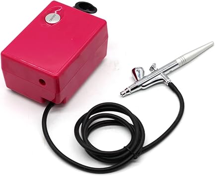 jinxiangmaoyi Spray Gun Kit Airbrush with Compressor Air Brush Kit 0.4mm Spray Tattoo Nail Art Cake Paint Gun Mini Tools Portable Spray Gun