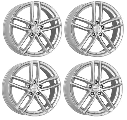 4x Dezent alloy rims TR silver 6.5Jx16 ET41 5x112