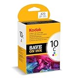 Kodak Kodak 10 C Tintenpatrone für Tintenstrahldrucker (schwarz, gelb, 420 Seiten, 5300 5500 ESP 5 ESP 7 ESP 9 ESP 3250 ESP 5250 ESP 7250 ESP Office 6150)