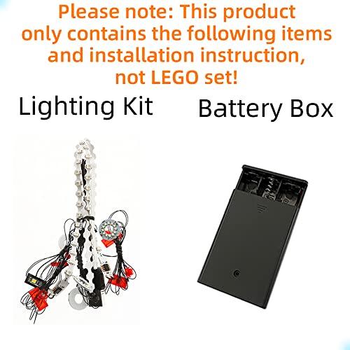 GEAMENT LED Light Kit Compatible with LEGO The Justifier - Lighting Set for Star Wars 75323 Building Model (Lego Set Not Included) - Image 3