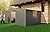 espidoo 14x12ft Metal Outdoor Storage Shed: Dual Function Tool & Firewood Shed - Apex Roof Design with Durable Vents - Easy Step-by-Step Assembly for Backyard & Garden Organization