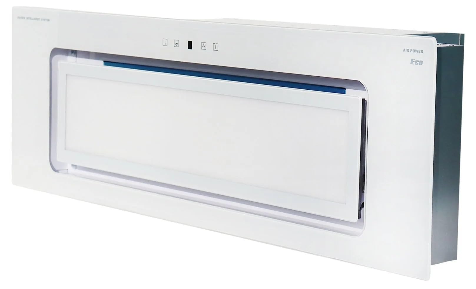 Kaiser EA 946 W Eco Deckenhaube 90 cm 1250 m³/h Weißglas Dunstabzugshaube