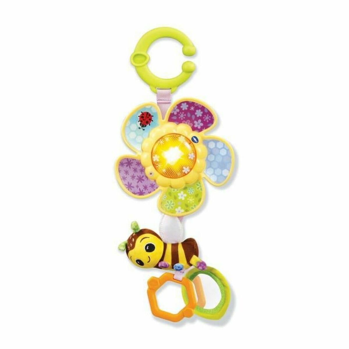 VTech - Ma Tourni Fleur d'Éveil, Jouet Poussette, Petit Jouet - 3/24 Mois - Version FR