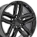 OE Wheels CV34B 20 Inch Rim Fits Silverado 1500 Trail Boss Style 6x139.7 20x9 Gloss Black - Hollander 5911 (1)