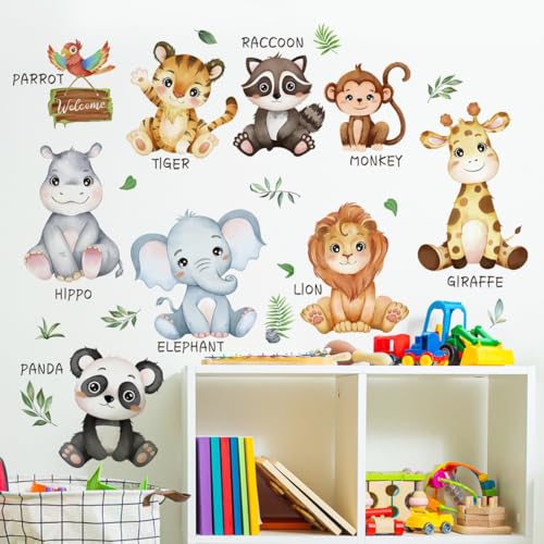 Vinilos Decorativos Animales Safari para Pared