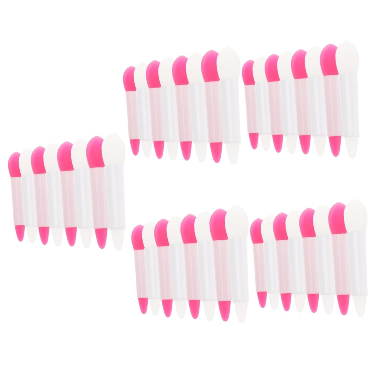 Housoutil 80stücke Teiliges Silikon Lippenpinsel Und Augencreme Applikatoren Wiederverwendbare Make-up Werkzeuge Für Lippenstift Und Lidschatten Für Kosmetik Und Gesichtsbehandlungen