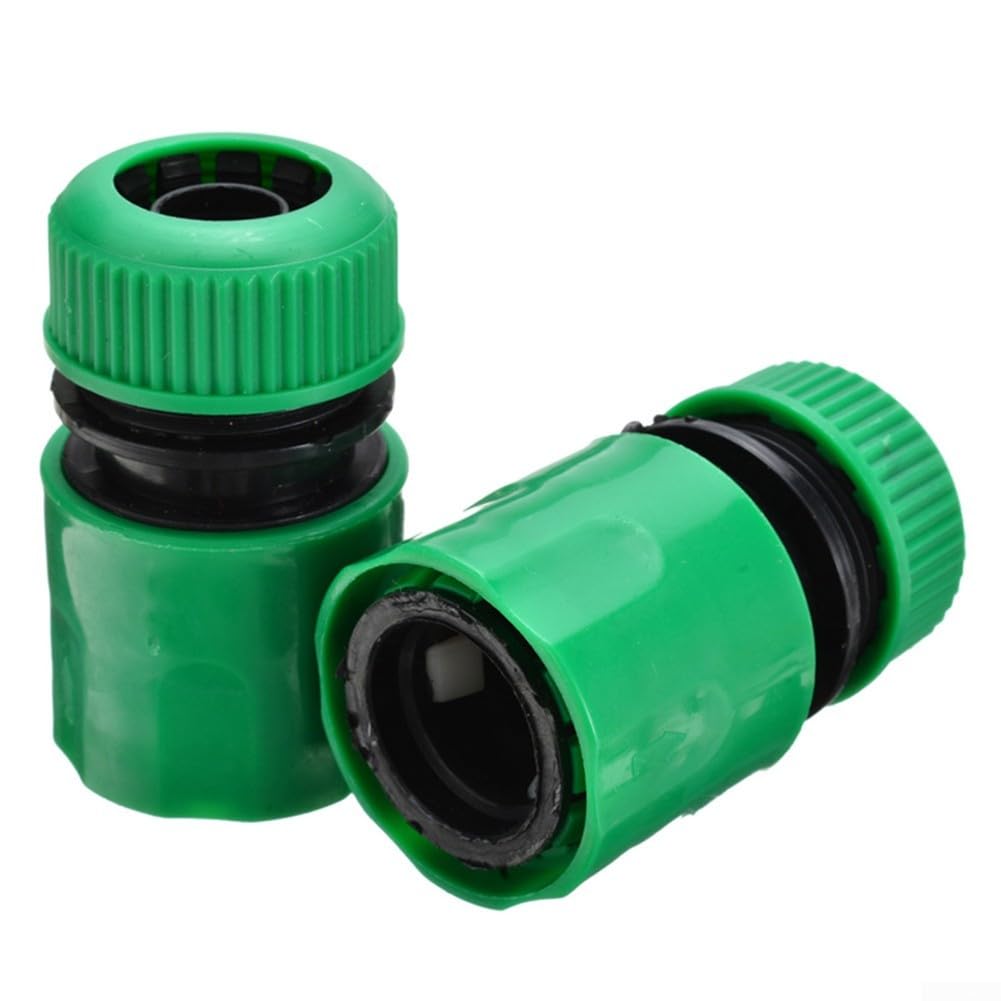 100 conectores de manguera de jardín para acoplamiento rápido para grifo de 1/2 pulgadas, adaptador para sistema de riego, balcón, flores, riego de coche, lavado de coches