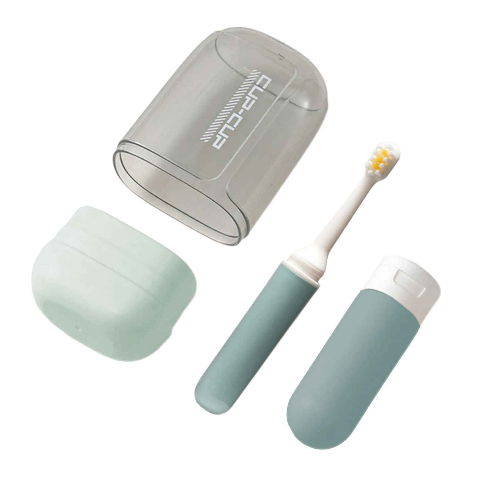 Tsophreniq Simple Toothbrush Cup Quick Dry Feature Compact Storage for Travel Bathroom Accessories Design for Travel Bathroom Accessories