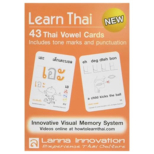 Learn Thai Vowels: 43 Flash Cards