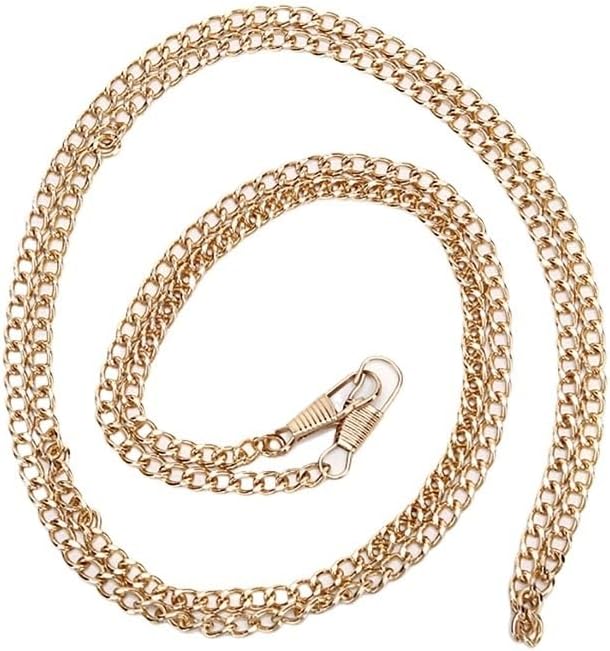 HESHUWEN ハンドバッグチェーン 交換用メタルチェーン ハンドルバッグ ハンドバッグ DIYアクセサリー バッグストラップ ハ