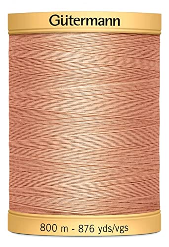 Hilo de algodón Gutermann natural 800 m miniatura 1