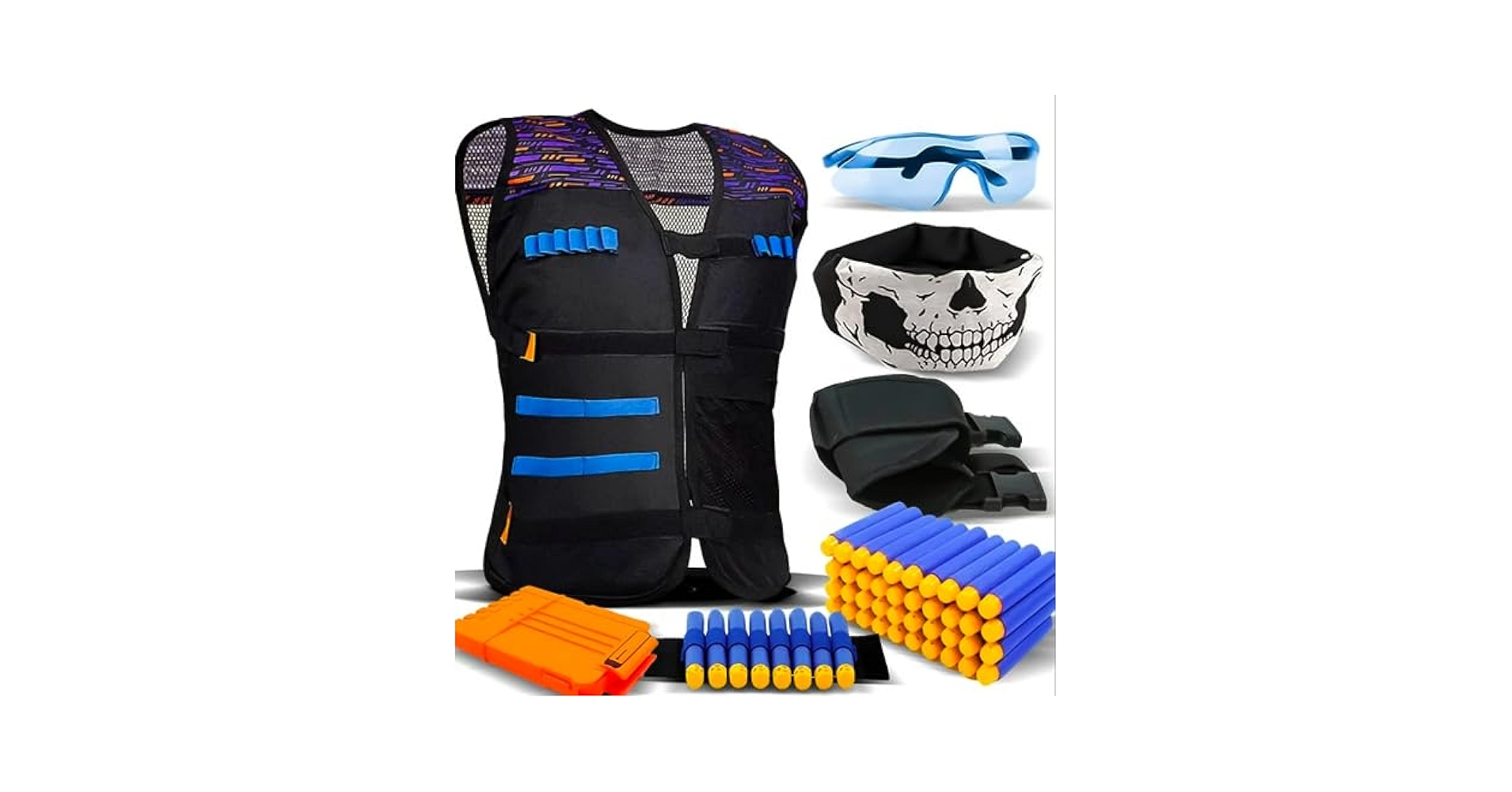 Little Valentine Kids Tactical Vest Kit For Nerf Guns N