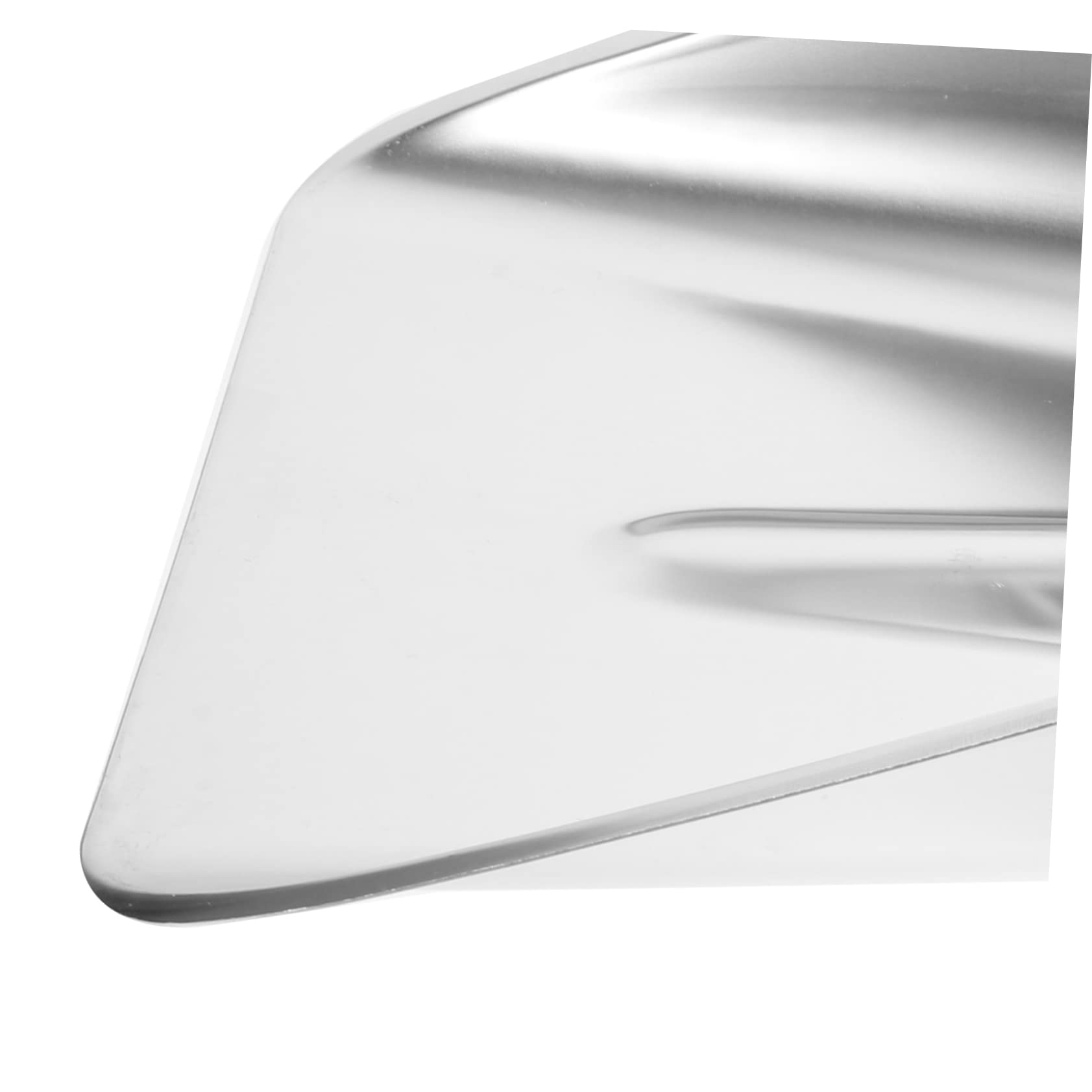Kleine Silber aus Edelstahl Schneeschaufel, für Schnee und Müll