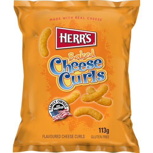 Herrs Käseflips Gebacken 113g - Knusprige Käsesnacks