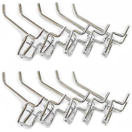 Amazon 有孔ボード フック T型100mm 5個入り 穴径8ミリ穴ピッチ30ミリ用 有孔ボードフック