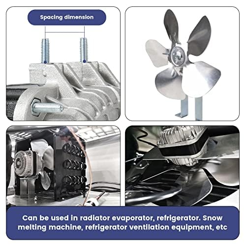 Miniatura 2 de Motor de CA del ventilador del condensador YZF18-25, motor de poste sombreado de 18W para refrigerador, congelador, pequeño accesorio de