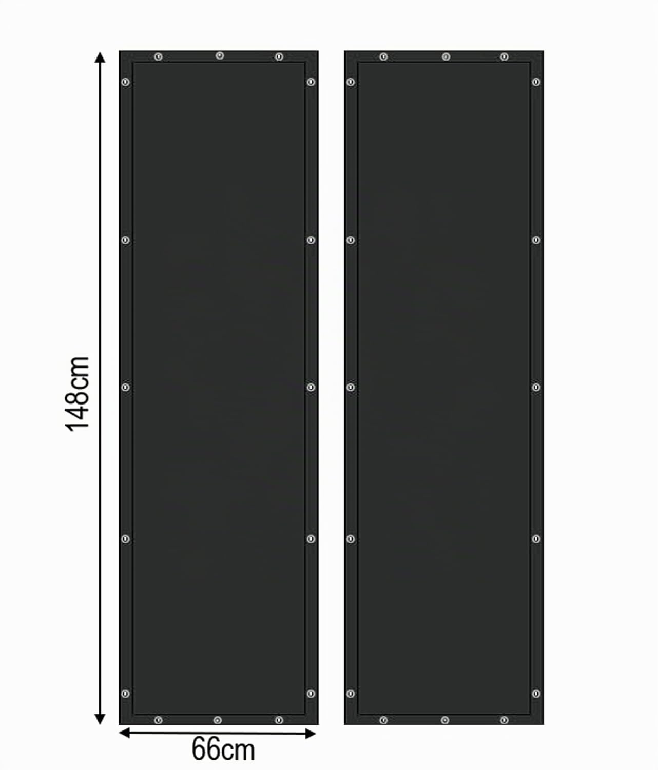 QUICK STAR Set di protezione dalle intemperie 66 x 148 cm 70 x 185 cm