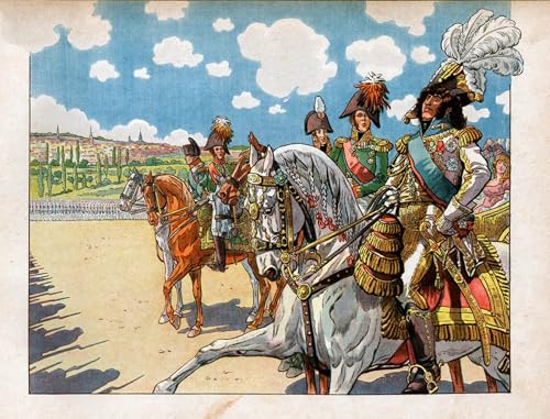 Tableau Toile Joachim Murat et Napoléon Ier d'Art Historique Peinture Décorative 60x90cm